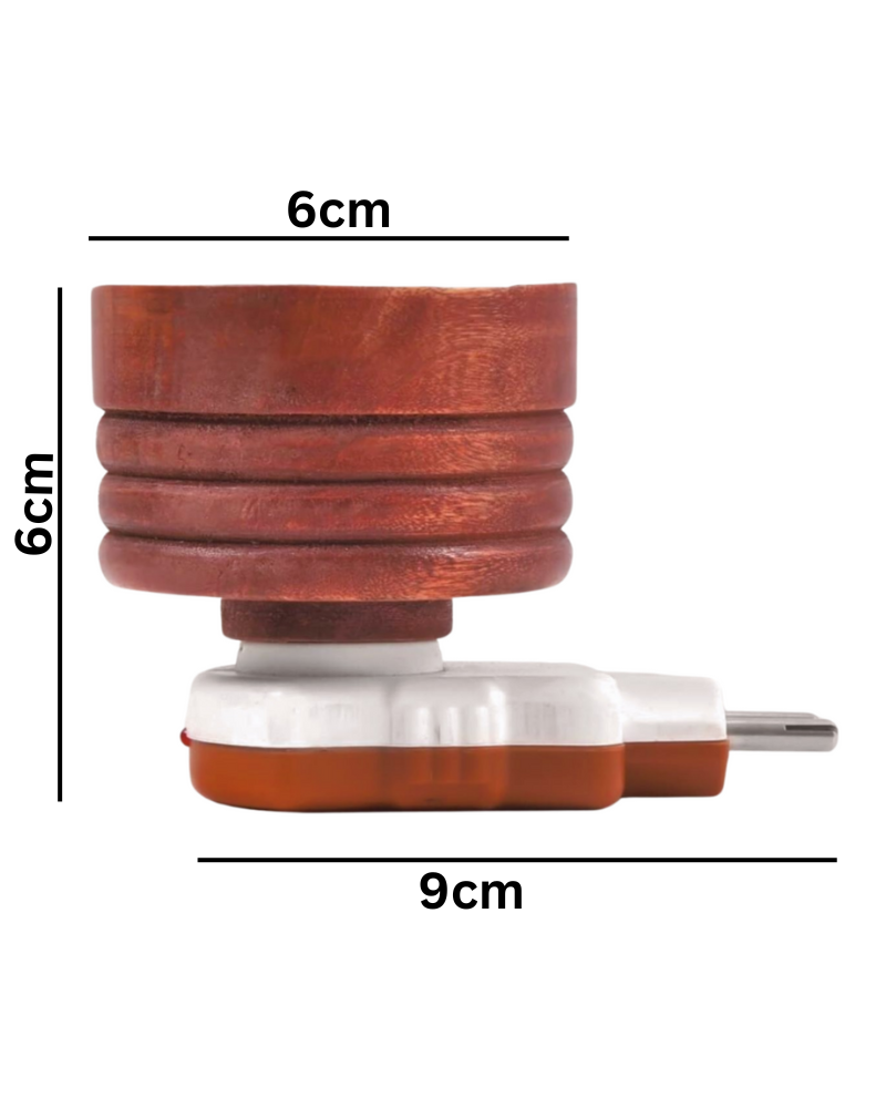Kriti Creations Kapoor dani Electrical, Aroma Burner Electric, Wooden Kapoor Dani,Camphor Burner, Aroma Diffuser,Camphor Diffuser Electric, Wooden Electric Incense Burner