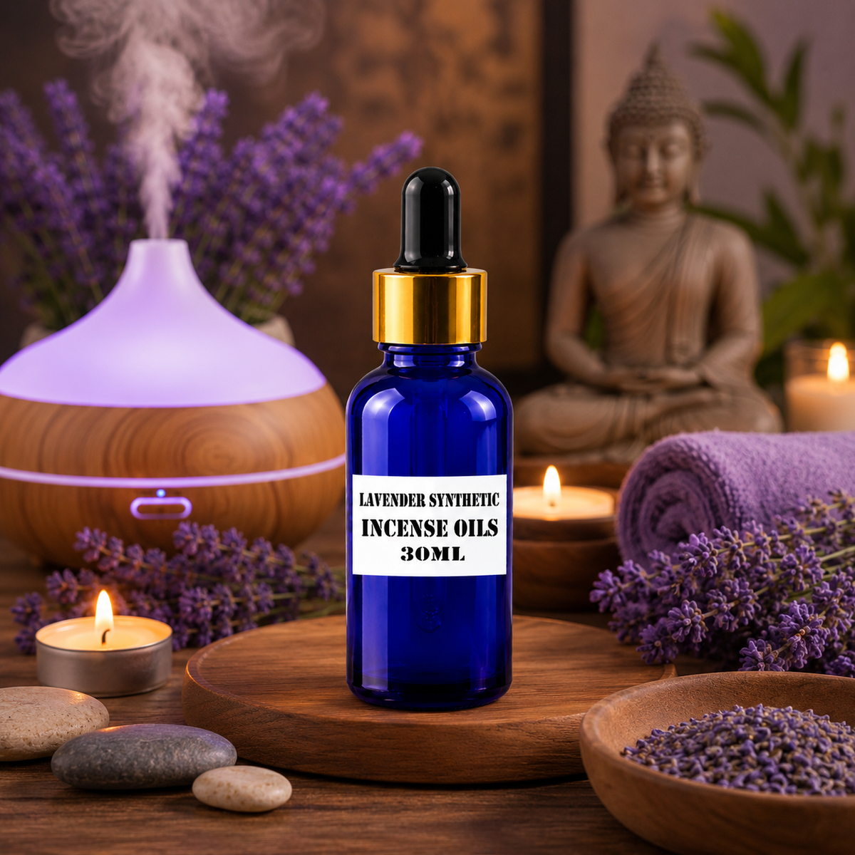 Kriti Creations Lavender Synthetic Aroma Oil 30ML | Floral Fragrance