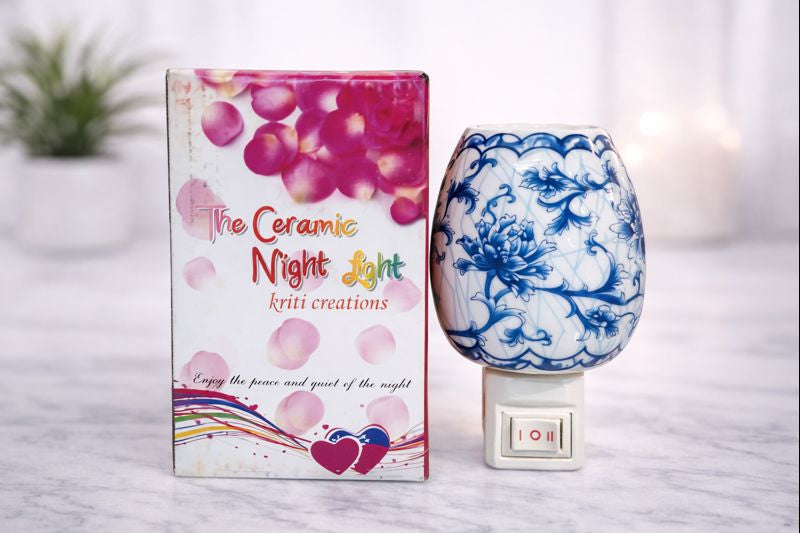 Kriti creations Beautiful Direct Plug-in/Aroma Diffuser Cum Night Lamp with Light Essential Oil Diffuser Made in India Electrical Diffuser
