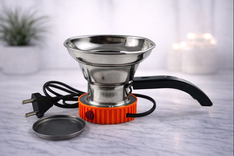 Kriti Romeo Electric Dhoop Dani | Camphor Incense Burner – Kriti