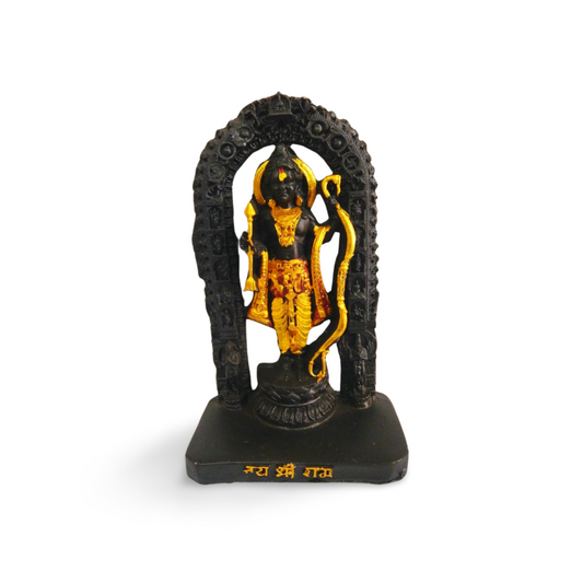 Kriti Creations Colored Dressed Ram Lalla | Ram Lala Ayodhya Murti Resin for Mandir, Home Decor, Divine Gifts, 16 CM Height