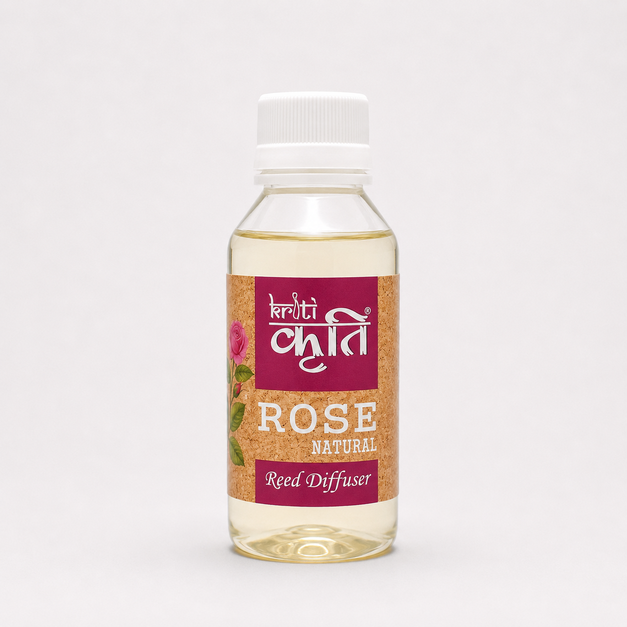 Kriti Rose Reed Diffuser Refill 90ml | Toxin Free Home Fragrance Diffuser Oil for Aromatherapy, Relaxation & Fine Living