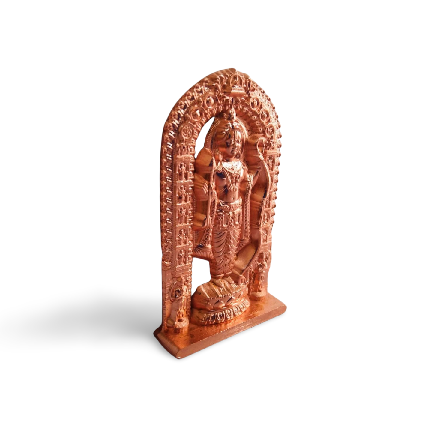 Kriti creations Metal Ram Lalla Idol Murti Statue Shree Ram Lala Ayodhya Statues for Gift Home Temple Mandir Pooja Size:-6.5cm