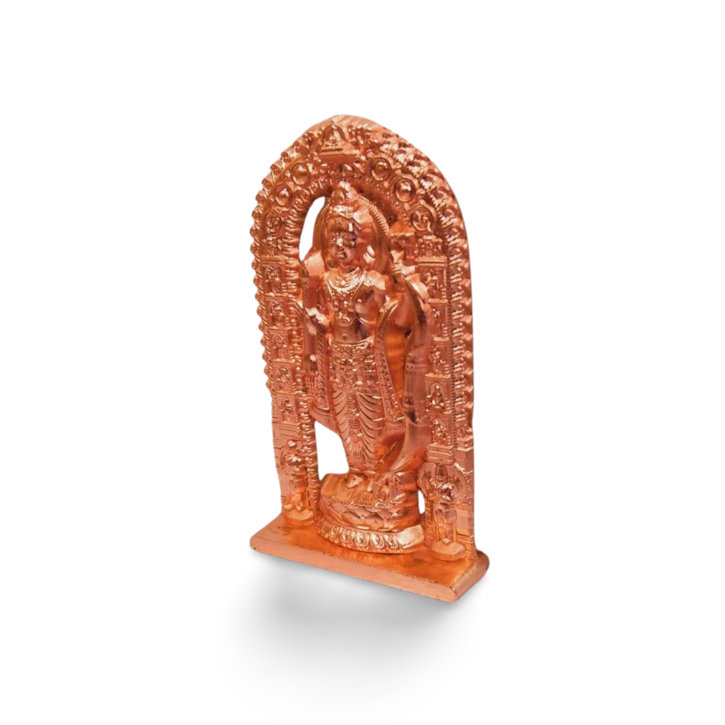 Kriti creations Metal Ram Lalla Idol Murti Statue Shree Ram Lala Ayodhya Statues for Gift Home Temple Mandir Pooja Size:-6.5cm