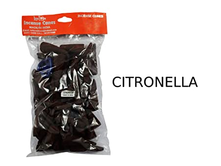 Kriti Creations Natural Incense Cone Large Citronella Pack of 2 (200 gm) | Herbal Fragrance Cones for Pooja, Meditation & Fresh Ambience