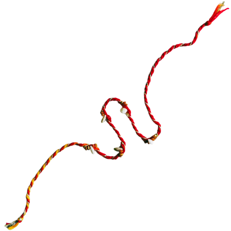 Kriti Creations Moli Kodi Rakhi For Brother - Traditional Rakhi For Brother (2 Rakhis Dhaga and 1 Roli Chawal)