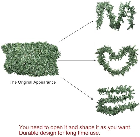 Kriti Creations Artificial Christmas Decoration Garland | Light Weight | Perfect for Christmas Decoration |Garland for Home Decoration