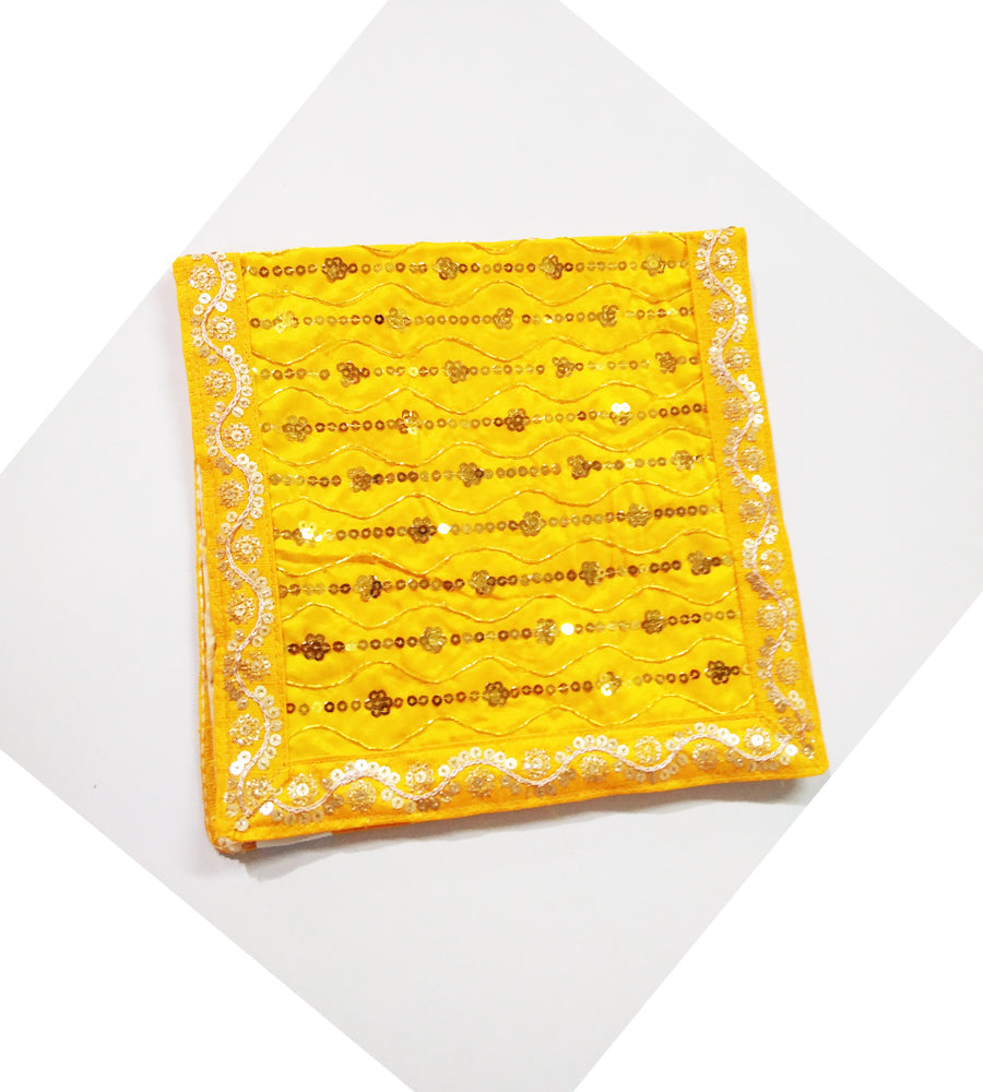 Kriti Creations Chunri || Size(10x20in) Puja MATA Durga Laxmi Sherawali Devi Maa ki Chunri Occasion Navratri Jagrata Mandir Temple