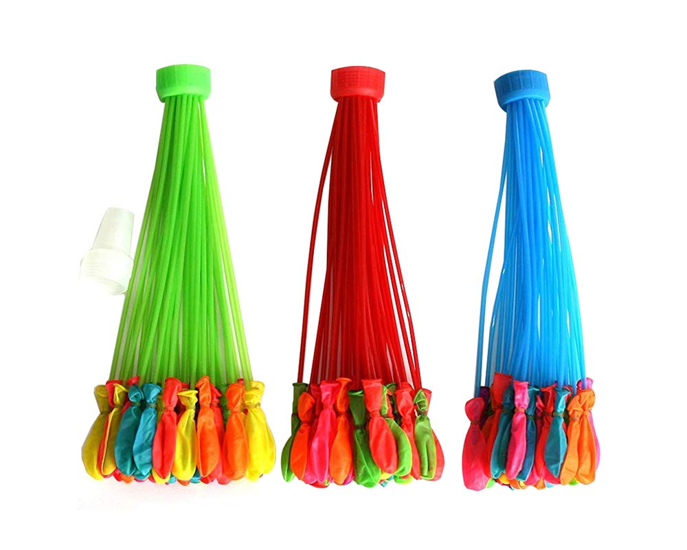 Water Magic Balloons 111Pcs for Holi (Set of 3) | Innovative Concept Easy Quick | time Saving Very Quickly Fills | The Balloons Without Any Tying Hassle pani ke gubbare