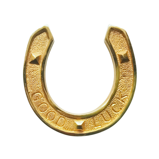 The Spiritual Living Goodluck Brass Pyramid Horse Shoe (10x10x0.5cm)