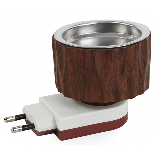 Kriti Creations Wooden Electric Diffuser – Plug-in Camphor/Aroma Oil Warmer for Essential & Fragrance Oils