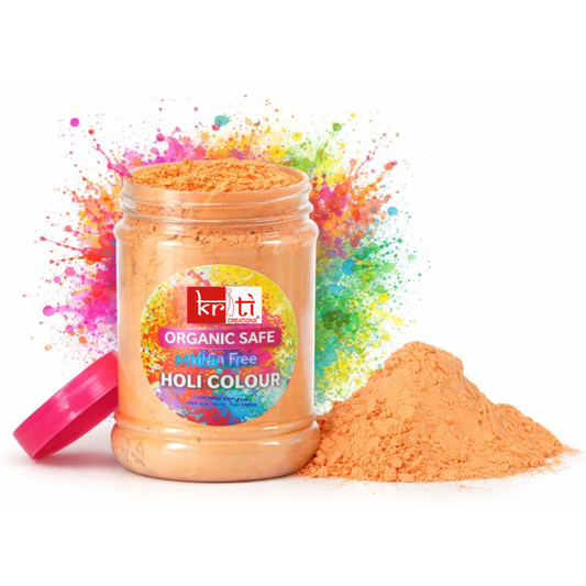 Kriti Organic Safe|Mica Free|Non-Perfumed|Holi Gulal Jar 1kg
