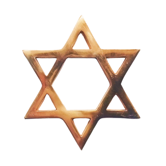 Kriti Creations Vastu Star Helix in Pure Brass – For Vastu Correction & Positive Energy (10x9x0.5cm)