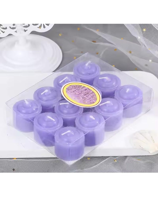 Kriti Creations Multi-Color Paraffin Wax Colorful Tealight Candle | Tealight Candle Gift Set | Votive Candle | Night Light Tea Candle (Burning Time 1hour to 4 Hours Approx)