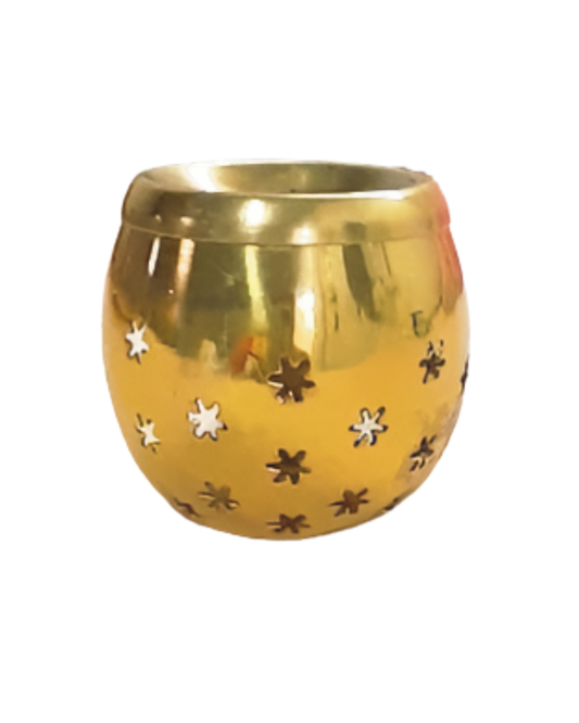 Kriti Creations Star Aroma oil brass Burner| Oil Diffuser