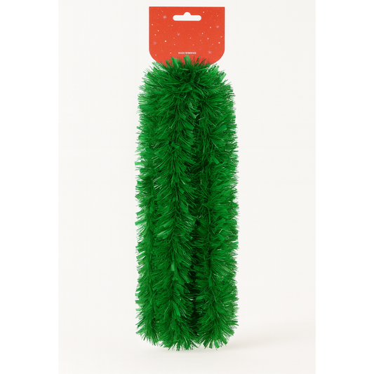 Kriti Creations Artificial Green Colour Garlands Pack of 2 | Merry Christmas Strings Garlands for X mas Christmas Tree Decoration