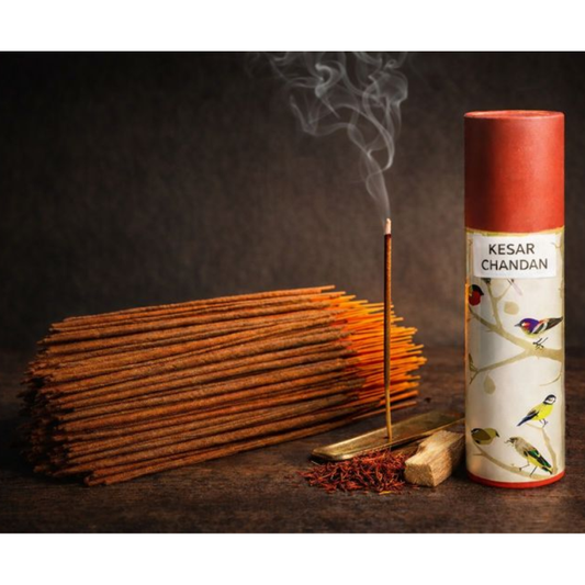 Kriti Natural  Incense Stick (Kesar Chandan) Pack of 2 (100 Pcs Each Box)