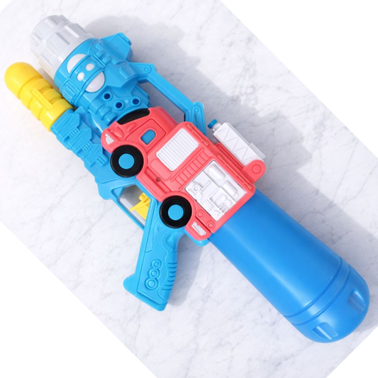 Kriti Creations Blue Water Gun Pichkari | Large Capacity Holi Water Blaster Toy for Kids Boys & Girls
