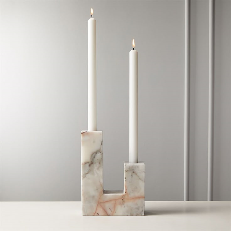 Kriti Creations  Small Size White Pillar Candle Set Of 8