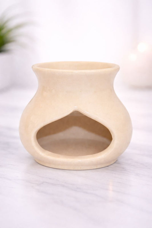 Kriti Creations Ceramic Oil Burner | Aroma & Camphor Warmer