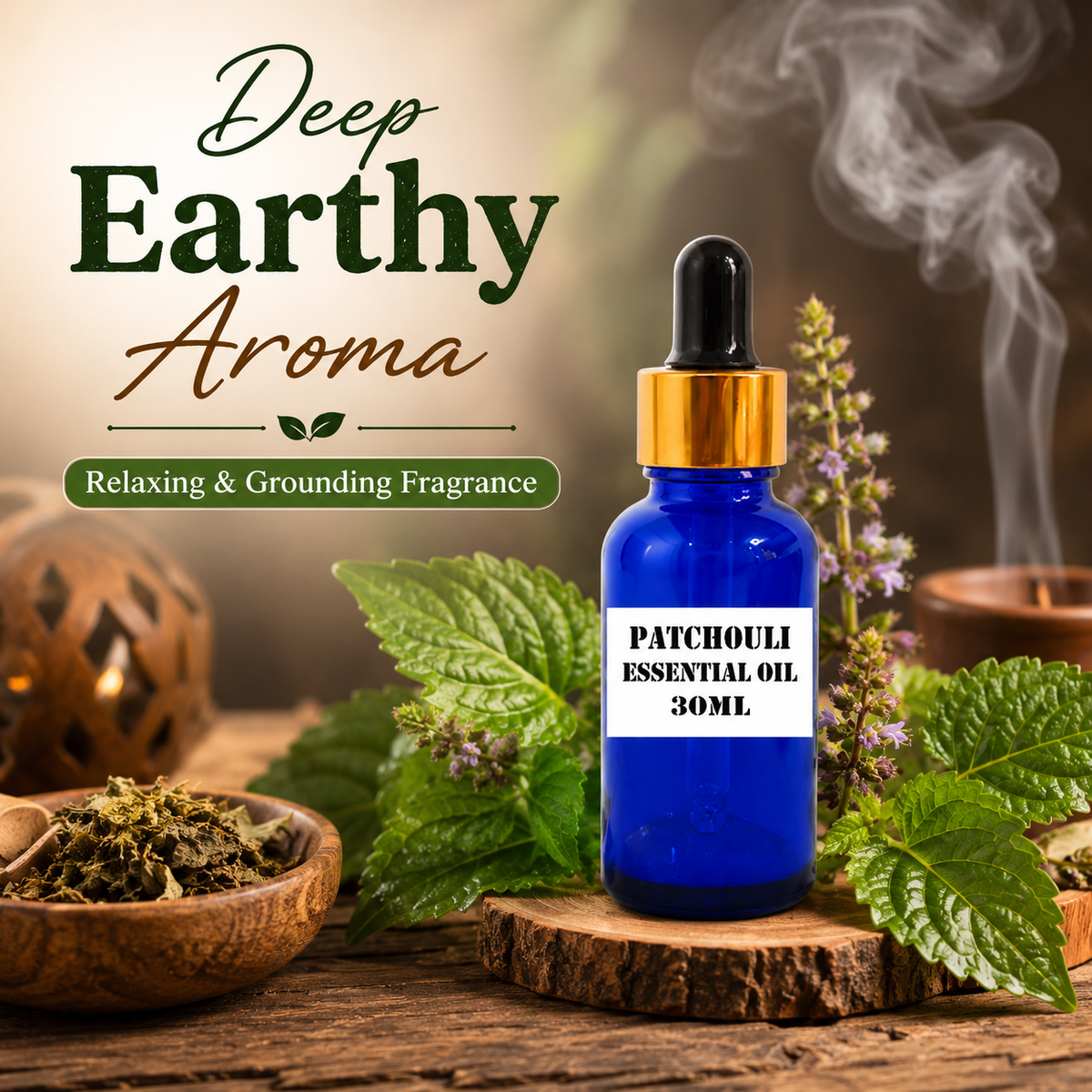Kriti Creations Patchouli Aroma Oil 30ML | Deep Earthy Fragrance