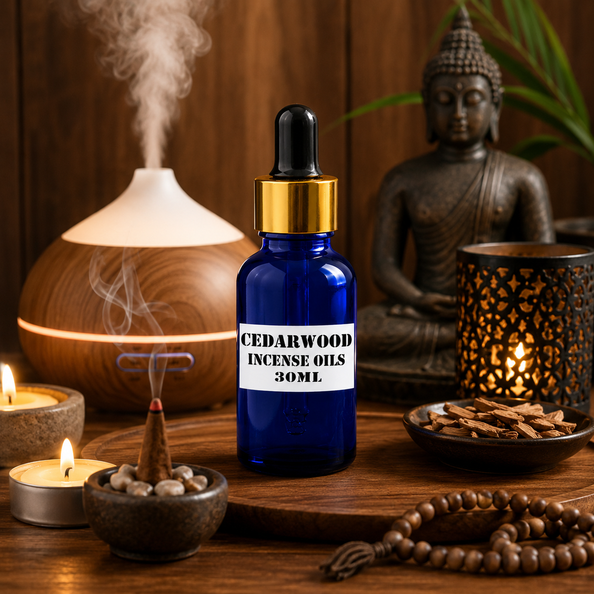 Kriti Creations Cedarwood Aroma Oil 30ML | Woody Fragrance for Home