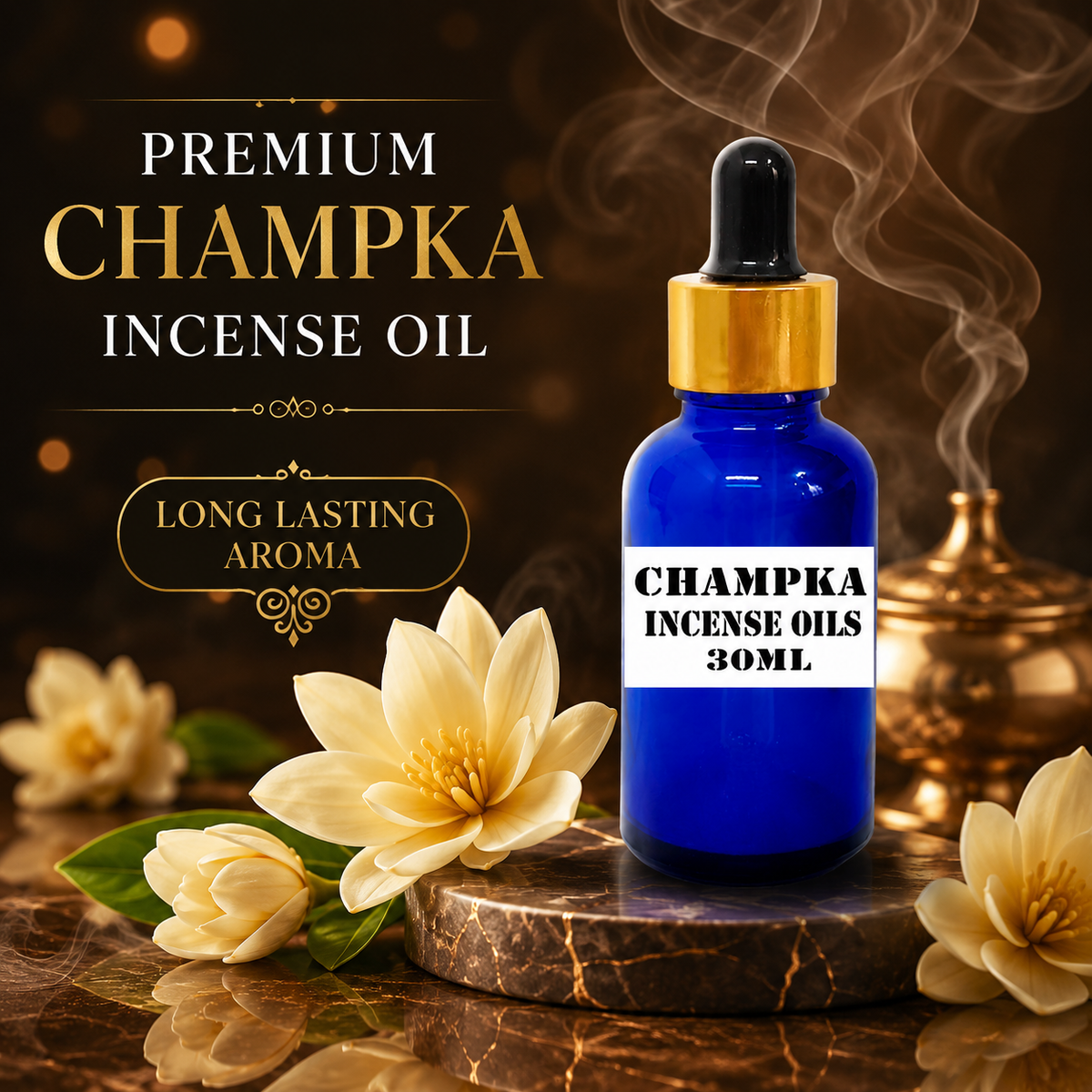 Kriti Creations Champaka Aroma Oil 30ML | Floral Fragrance for Home