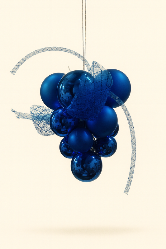 Kriti Creations Christmas Gift Tree Decorations Grape Bunch of Balls