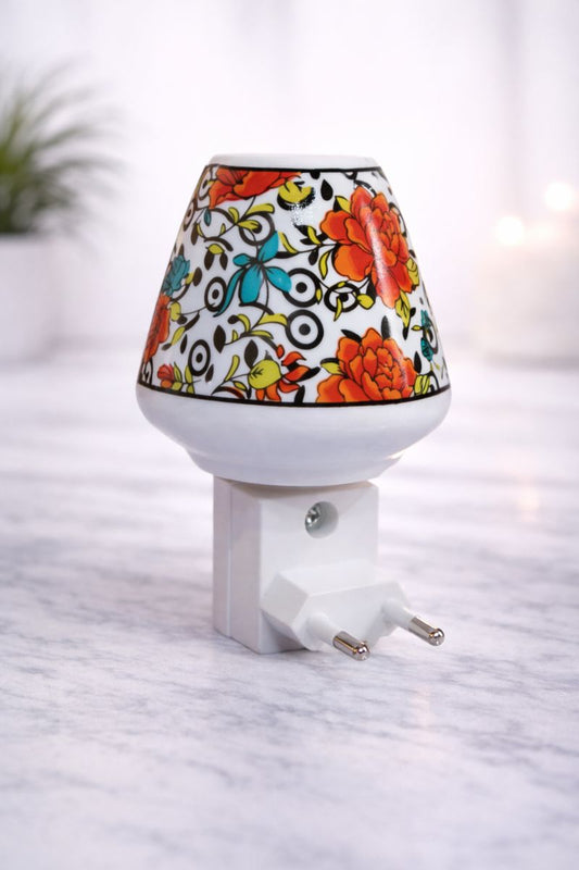 Kriti creations Beautiful Direct Plug-in/Aroma Diffuser Cum Night Lamp with Light Essential Oil Diffuser Made in India Electrical Diffuser