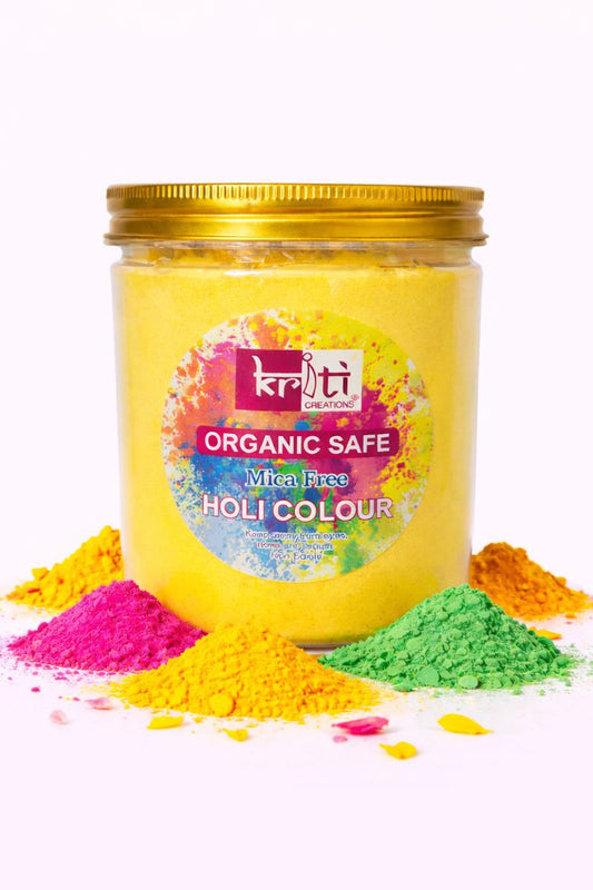 Kriti Organic Gulal 100% Handmade & MICA Free | Non- Prefumed | Natural Organic Holi Color (370GM)