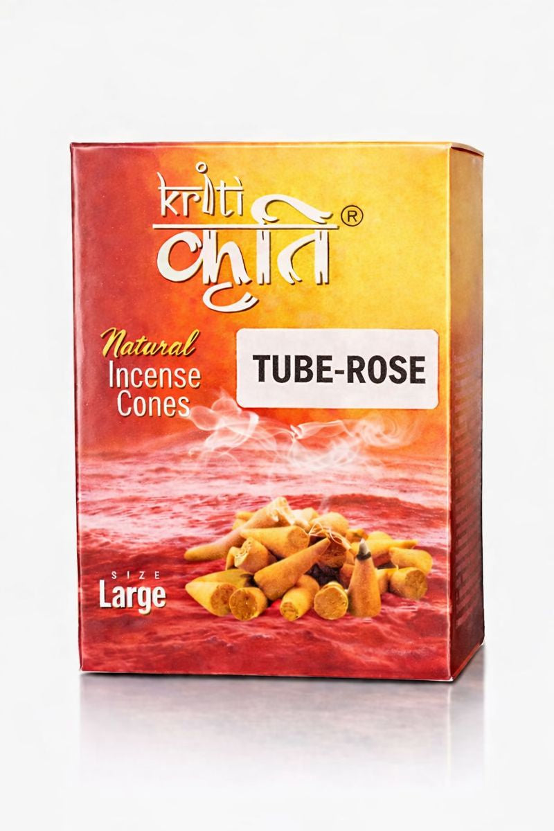 Kriti Natural Incence Cone Small (Tube Rose) Pack of 2