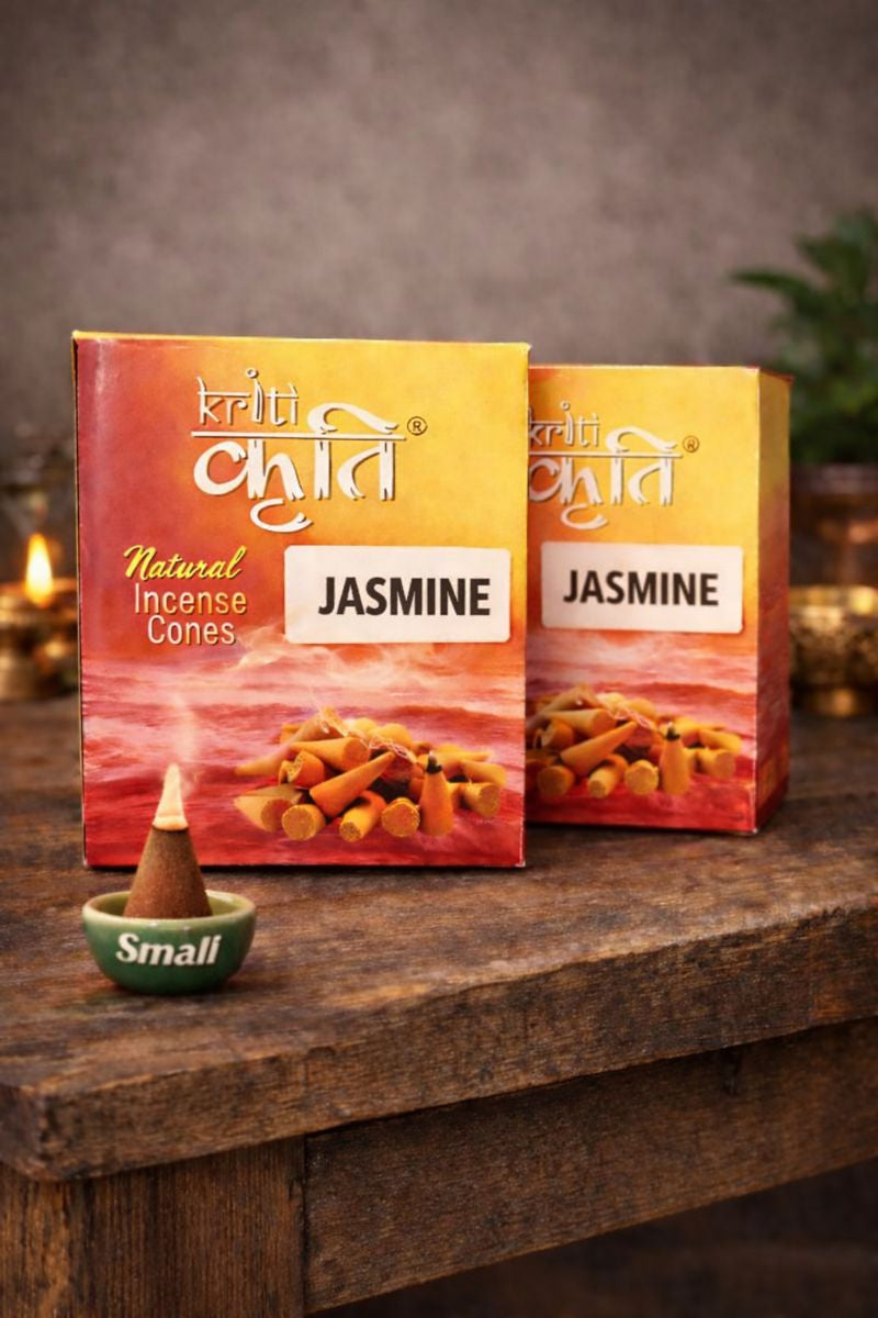Kriti Natural Incence Cone Small (Jasmine) Pack of 2