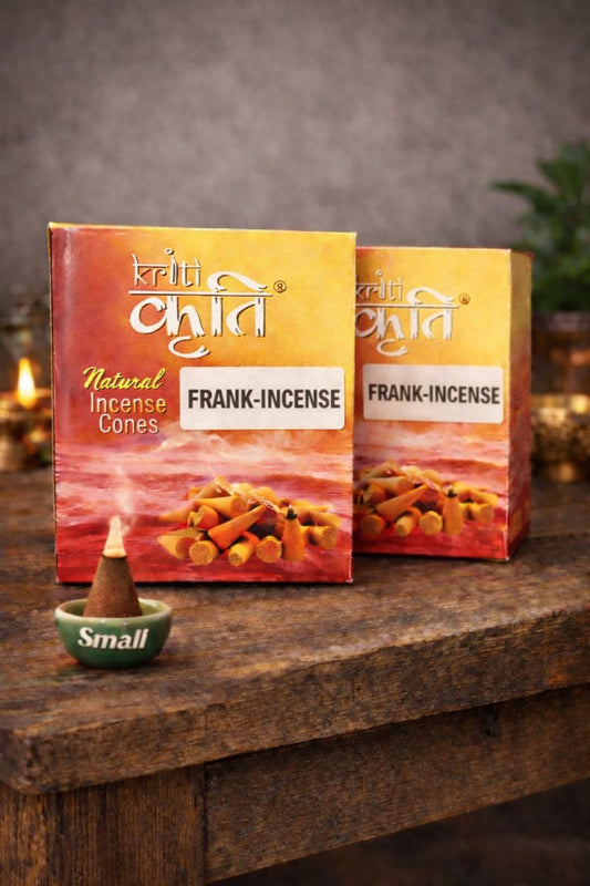 Kriti Natural Incence Cone Small (Frank Incense) Pack of 2