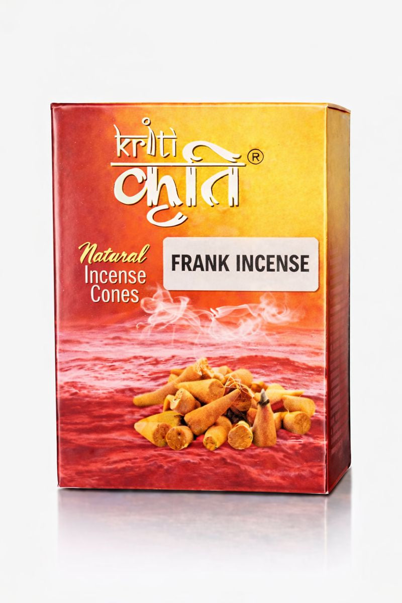 Kriti Natural Incence Cone Small (Frank Incense) Pack of 2