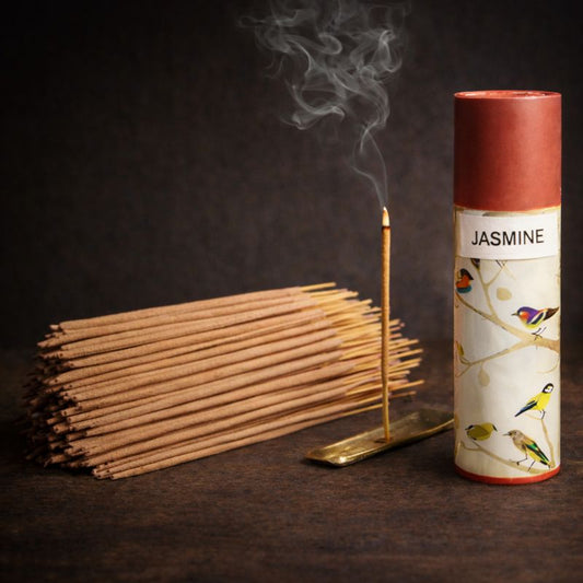 Kriti Creations Natural  Incense Stick (Jasmine) Pack of 2 (100 Pcs Each Box)