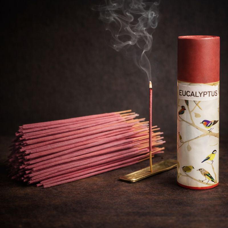 Kriti Natural  Incense Stick (New Eucalyptus) Pack of 2 (100 Pcs Each Box)
