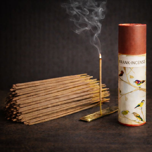 Kriti Natural Frank Incense Incense Sticks Pack of 2 (100 Pcs Each Box) | Sacred Resin Aroma for Pooja & Meditation
