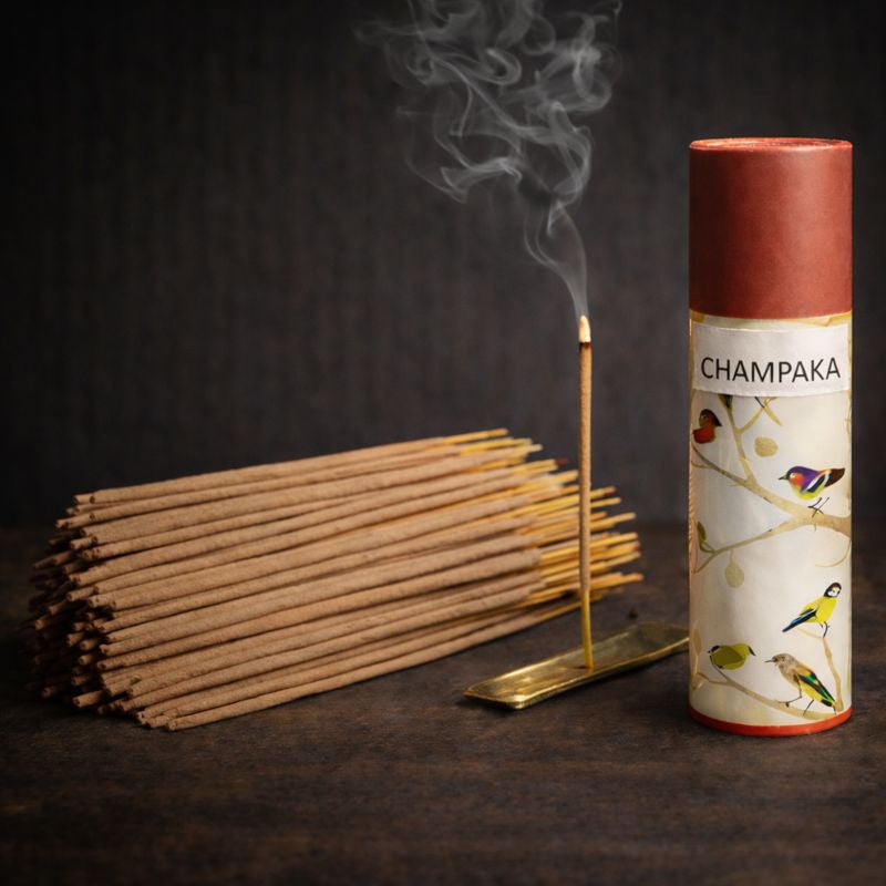 Kriti Creations Natural  Incense Stick (Champaka) Pack of 2 (100 Pcs Each Box)