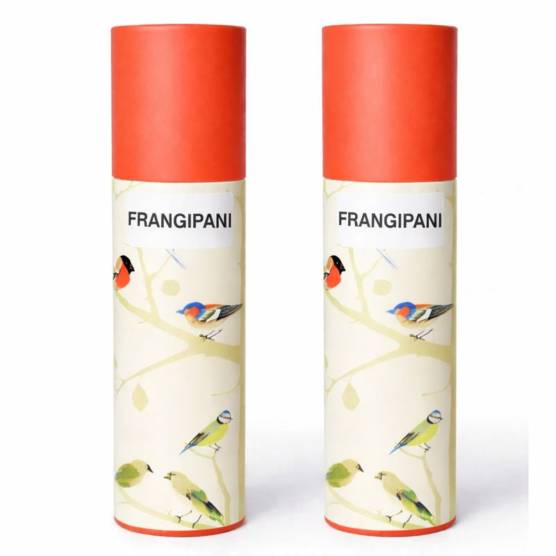 Kriti Natural Incense Stick (Frangipani) with Stand Pack of 2 (100 Pcs Each Box)