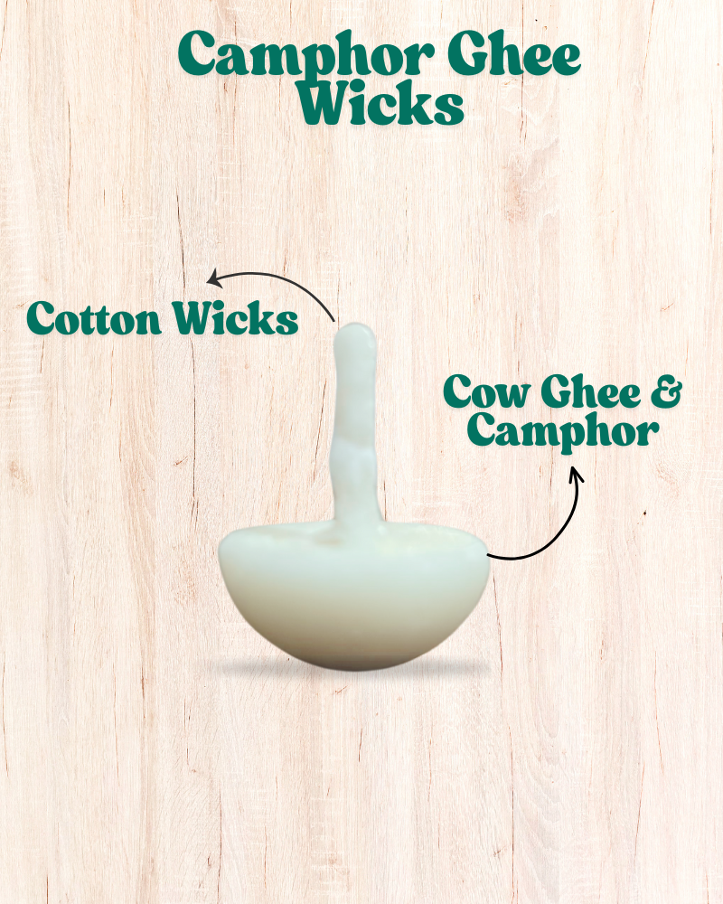 Kriti Camphor Wicks (Pack of 2) 100 PCS in a Box