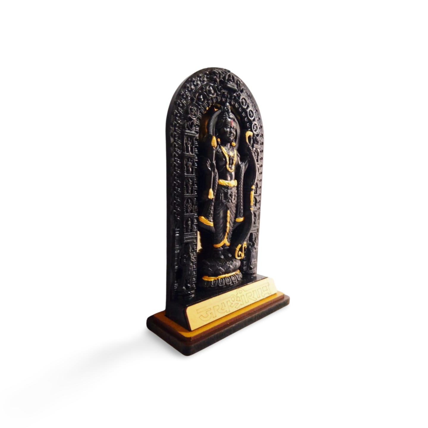 Kriti Creations Black Dressed Ram Lalla | Ram Lala Ayodhya Murti  for Mandir,Car Dashboard Home Decor, Divine Gifts, 11 CM Height