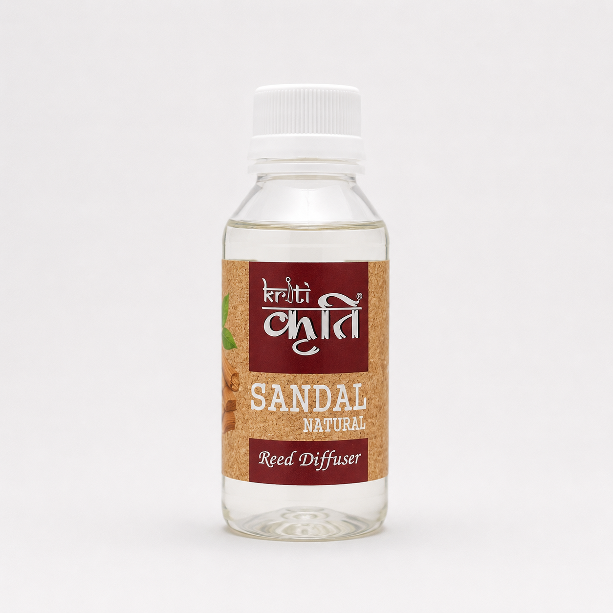 Kriti Sandalwood Reed Diffuser Refill 90ml | Toxin Free Home Fragrance Diffuser Oil for Aromatherapy & Relaxation