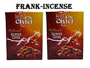 Kriti Natural Incence Cone Small (Frank Incense) Pack of 2