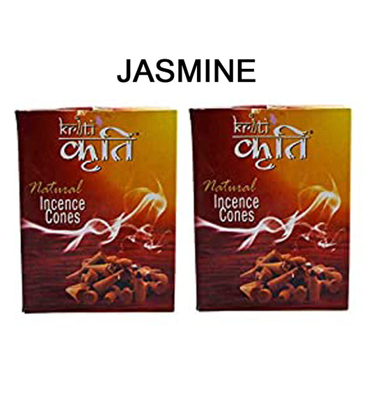 Kriti Natural Incence Cone Small (Jasmine) Pack of 2