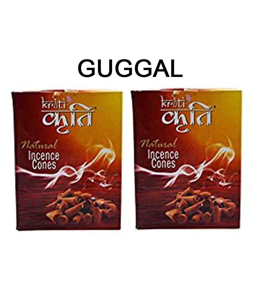 Kriti Natural Incence Cone Small (Guggal) Pack of 2
