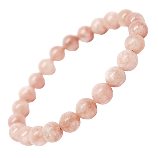 Kriti Creations Sunstone Natural Bracelet Round Beads 6 Mm Crystal Stone Bracelet For Reiki Healing And Crystal Healing Stones For Unisex Adult (7 Inches)