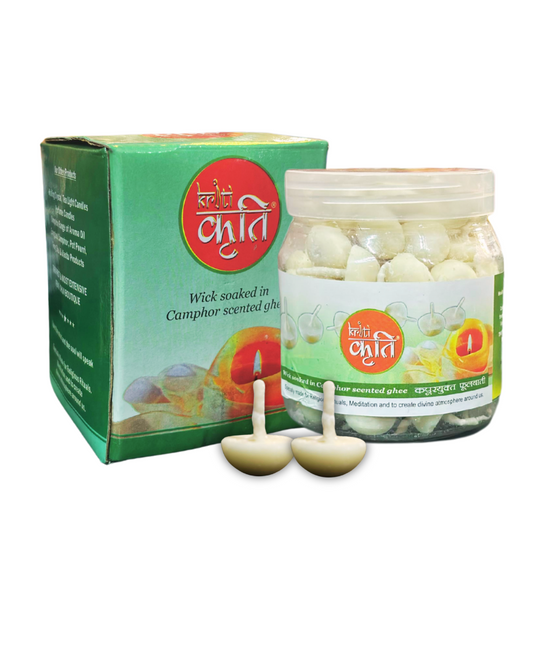 Kriti Camphor Wicks (Pack of 2) 100 PCS in a Box