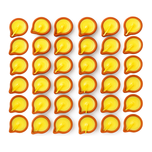 Kriti Creations Ghee Clay DIYAS (Set of 30) for Diwali | Festival Decoration