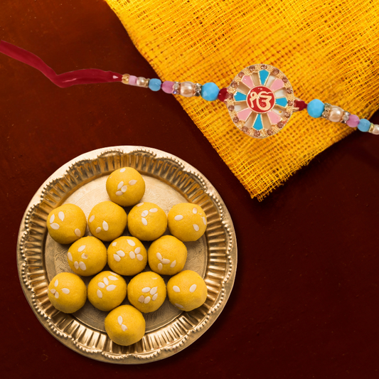 Kriti Creations Rakshabandhan For Brother -Sister Rakhi with Free Two Rakhi Dhaga and One Roli Chawal